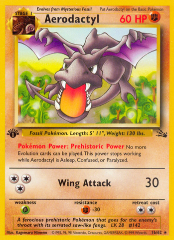 Aerodactyl (16/62) - Fossil