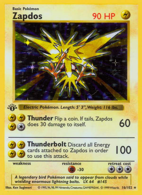 Zapdos (16/102) - Base