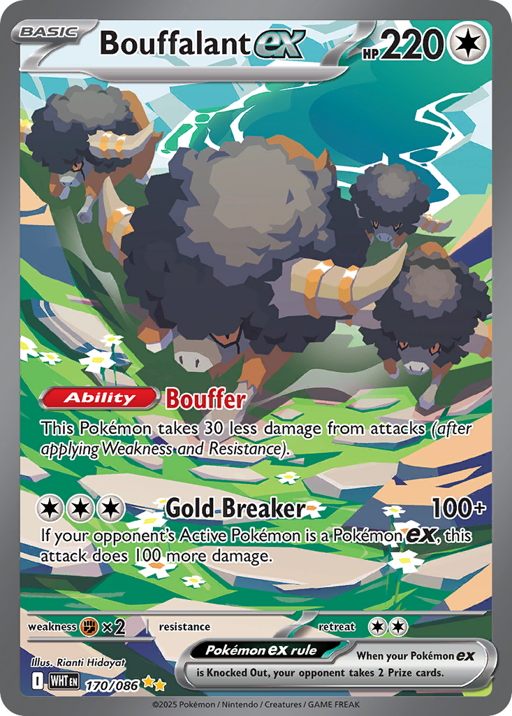 Bouffalant ex (170/86) - White Flare