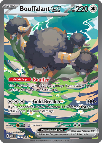 Bouffalant ex (170/86) - White Flare