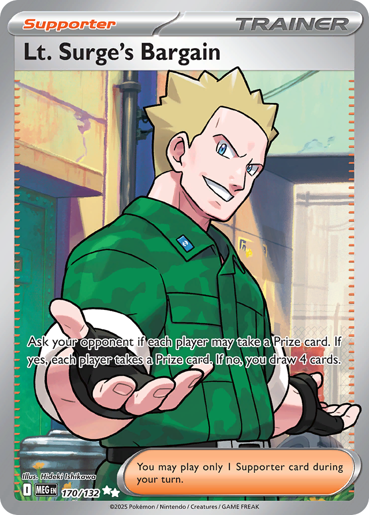 Lt. Surge's Bargain (170/132) - Mega Evolution