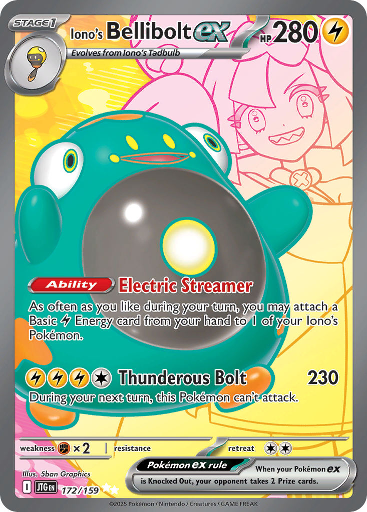 Iono's Bellibolt ex (172/159) - Journey Together