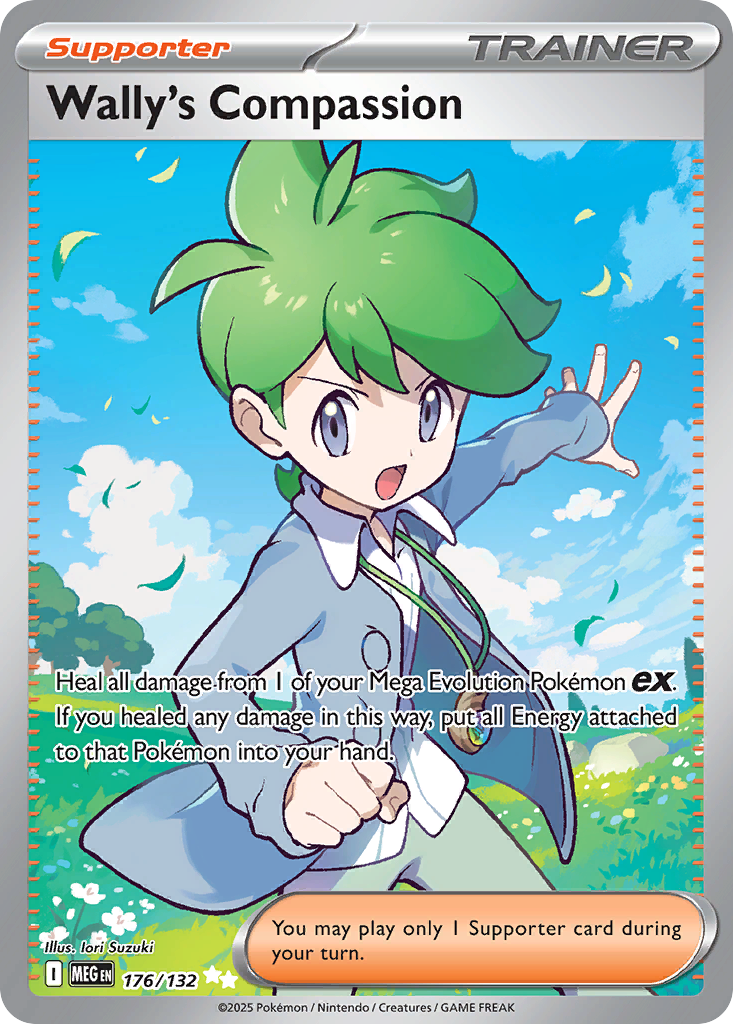 Wally's Compassion (176/132) - Mega Evolution
