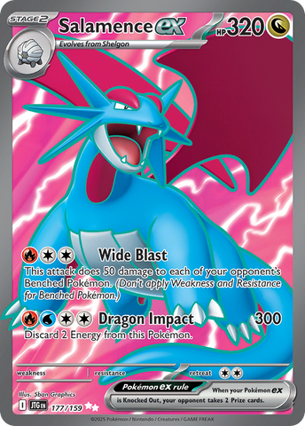 Salamence ex (177/159) - Journey Together