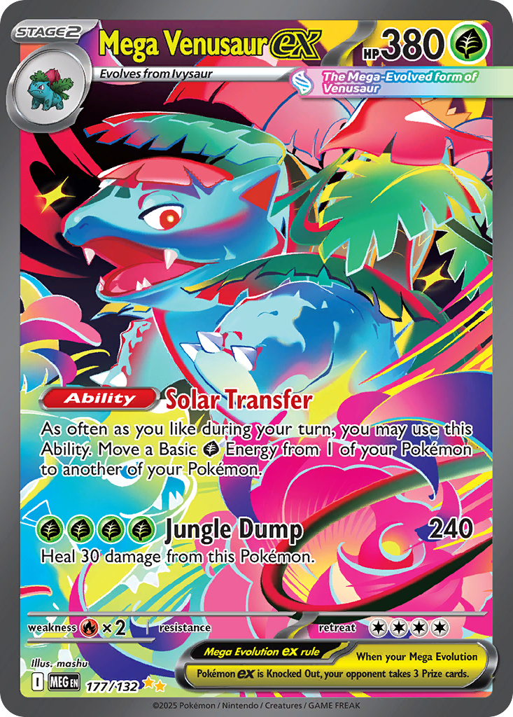 Mega Venusaur ex (177/132) - Mega Evolution