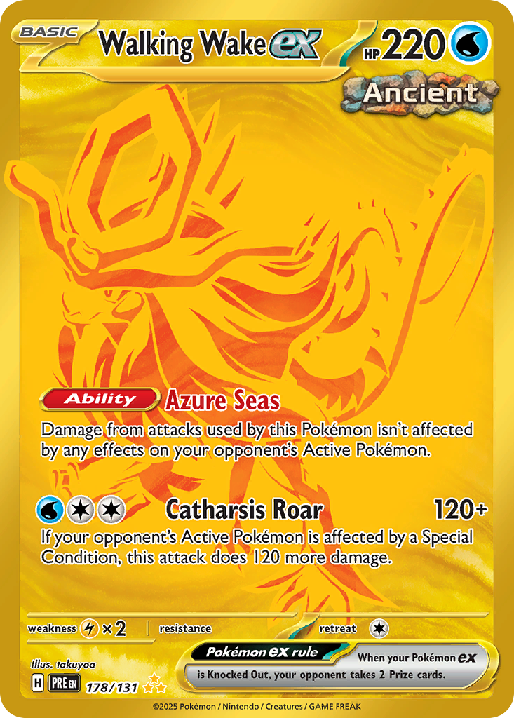 Walking Wake ex (178/131) - Prismatic Evolutions