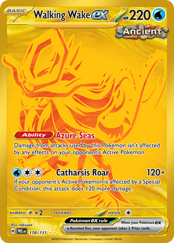 Walking Wake ex (178/131) - Prismatic Evolutions