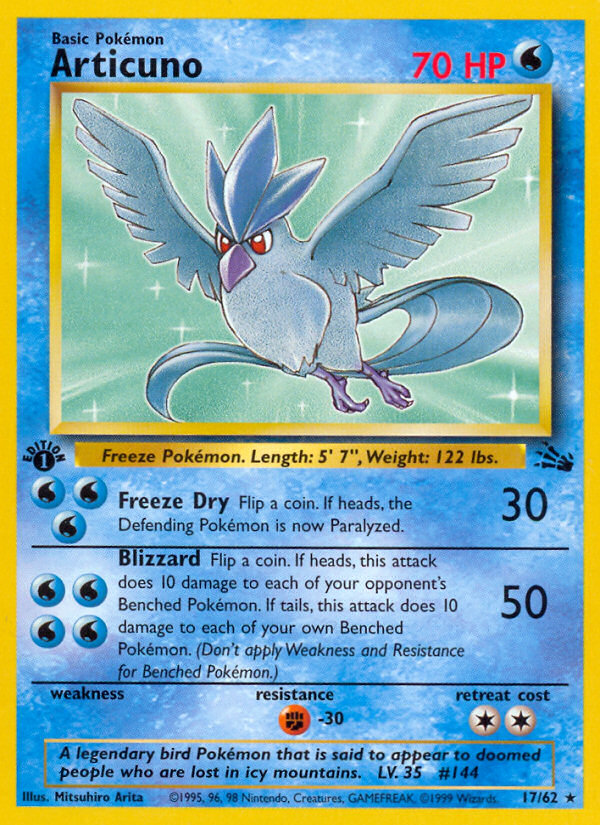 Articuno (17/62) - Fossil