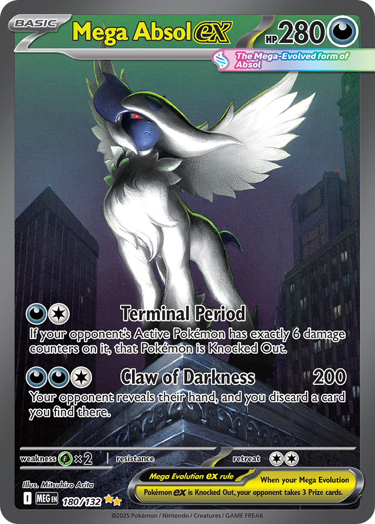 Mega Absol ex (180/132) - Mega Evolution