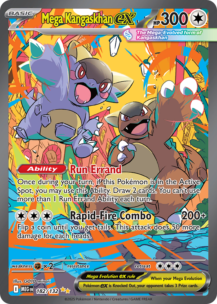 Mega Kangaskhan ex (182/132) - Mega Evolution