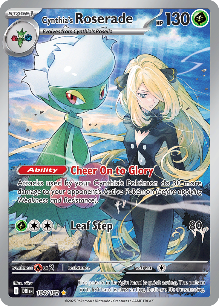 Cynthia's Roserade (184/182) - Destined Rivals