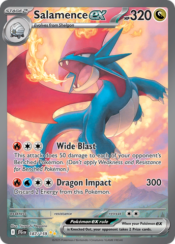Salamence ex (187/159) - Journey Together