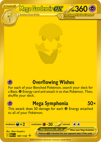 Mega Gardevoir ex (187/132) - Mega Evolution