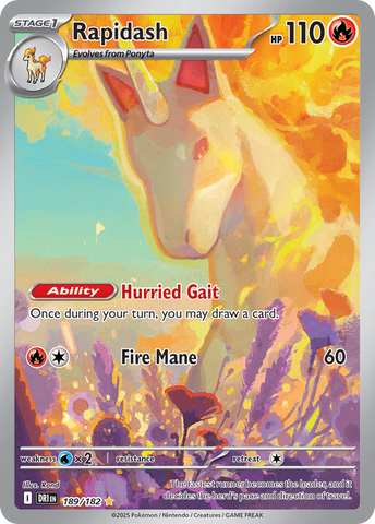 Rapidash (189/182) - Destined Rivals