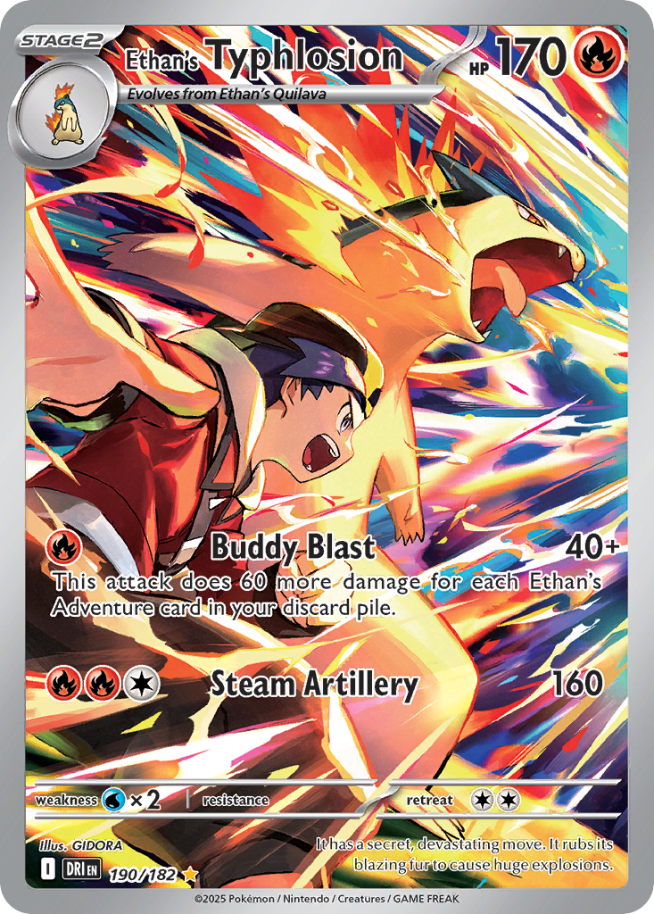 Ethan's Typhlosion (190/182) - Destined Rivals