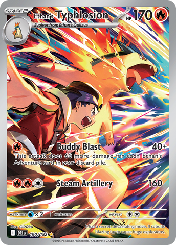 Ethan's Typhlosion (190/182) - Destined Rivals