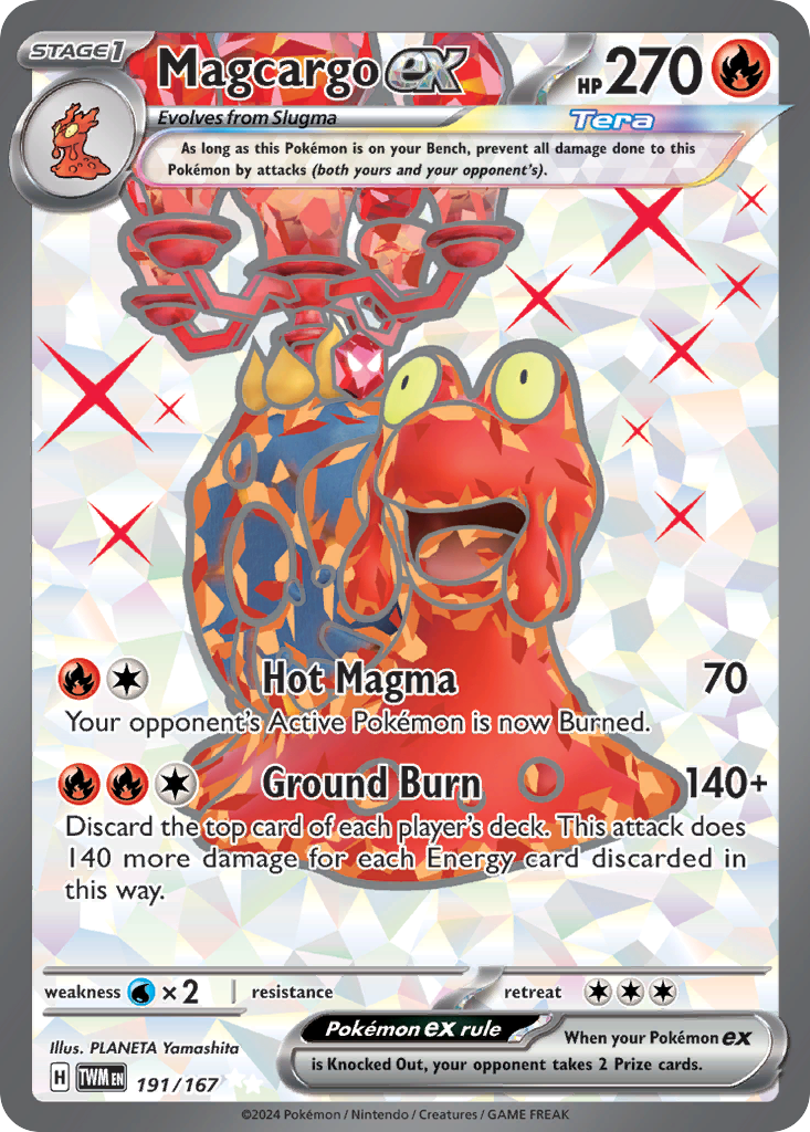 Magcargo ex (191/167) - Twilight Masquerade