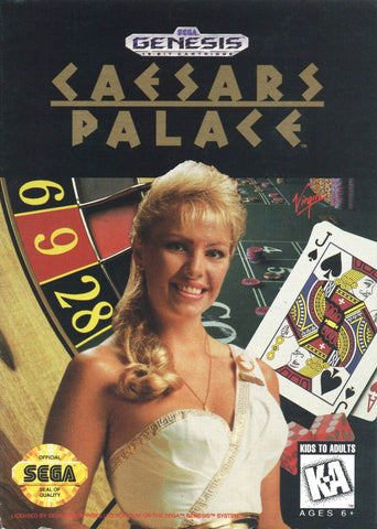 Caesar's Palace - Sega Genesis Game