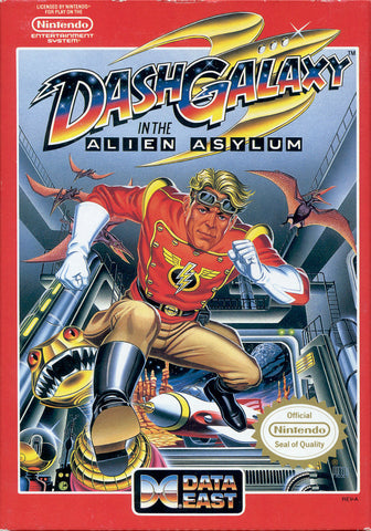 Dash Galaxy in the Alien Asylum - NES Game