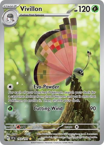 Vivillon (193/191) - Surging Sparks