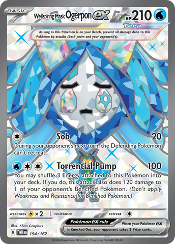Wellspring Mask Ogerpon ex (194/167) - Twilight Masquerade