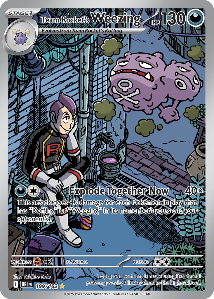 Team Rocket's Weezing (199/182) - Destined Rivals