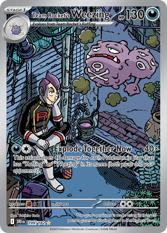 Team Rocket's Weezing (199/182) - Destined Rivals