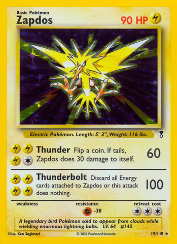 Zapdos (19/110) - Legendary Collection