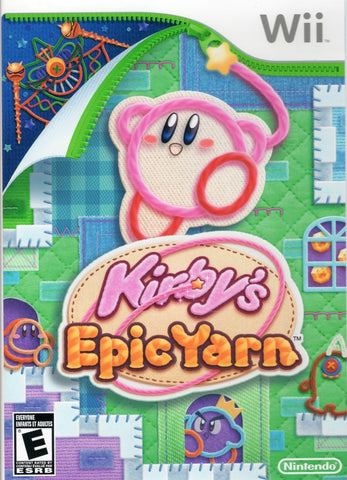 Kirby's Epic Yarn - Wii Game