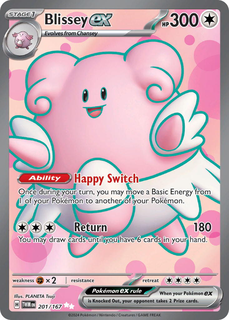 Blissey ex (201/167) - Twilight Masquerade