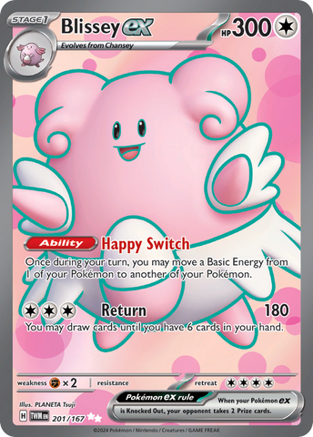 Blissey ex (201/167) - Twilight Masquerade