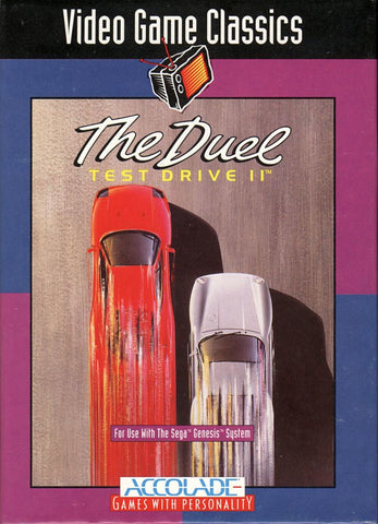 The Duel Test Drive II - Sega Genesis Game
