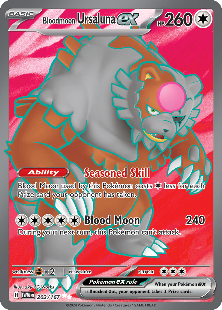 Bloodmoon Ursaluna ex (202/167) - Twilight Masquerade