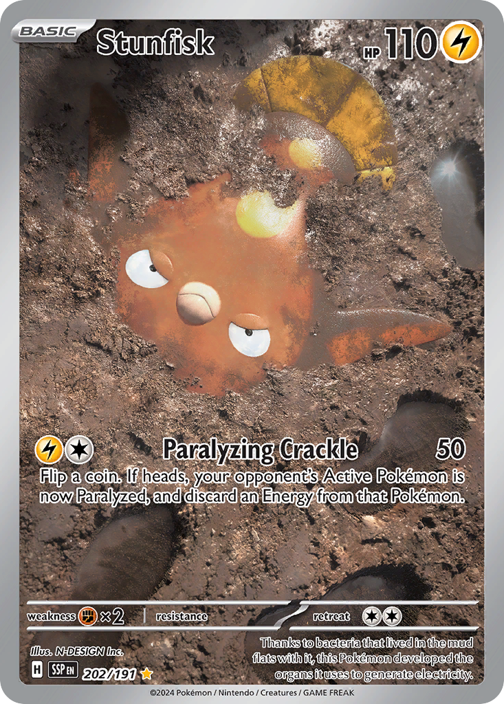 Stunfisk (202/191) - Surging Sparks