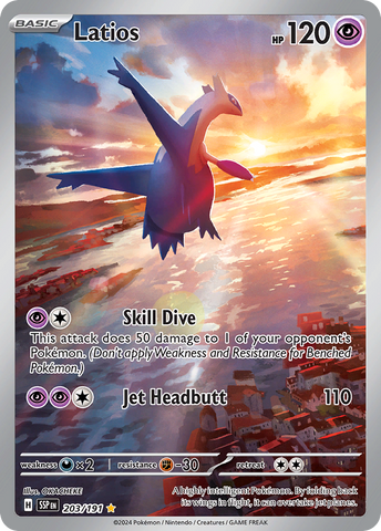 Latios (203/191) - Surging Sparks