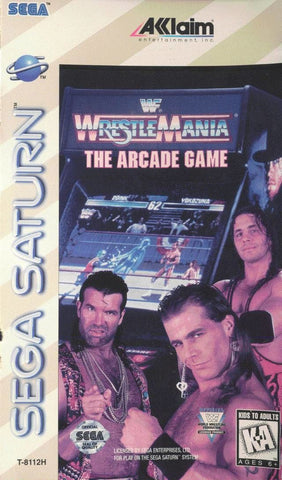 WWF Wrestlemania The Arcade Game - Sega Saturn Game