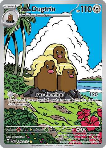 Alolan Dugtrio (208/191) - Surging Sparks