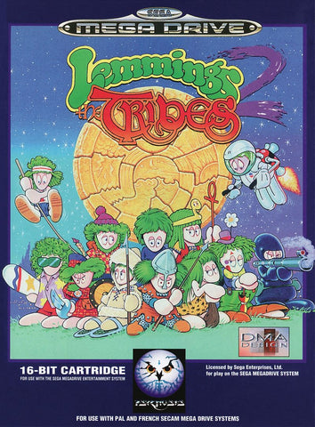 Lemmings 2 The Tribes - Sega Genesis Game