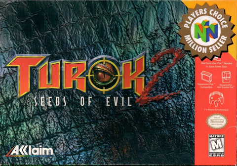 Turok 2 Seeds of Evil - Nintendo 64 Game