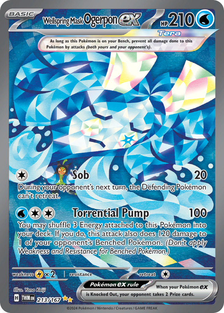 Wellspring Mask Ogerpon ex (213/167) - Twilight Masquerade