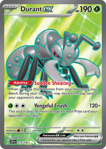 Durant ex (215/191) - Surging Sparks