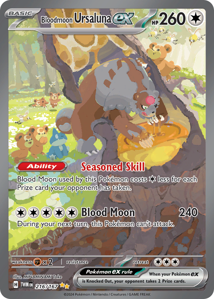 Bloodmoon Ursaluna ex (216/167) - Twilight Masquerade