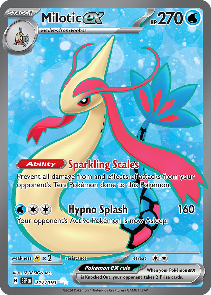 Milotic ex (217/191) - Surging Sparks