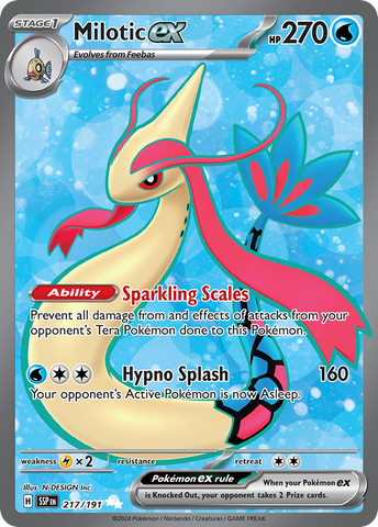 Milotic ex (217/191) - Surging Sparks