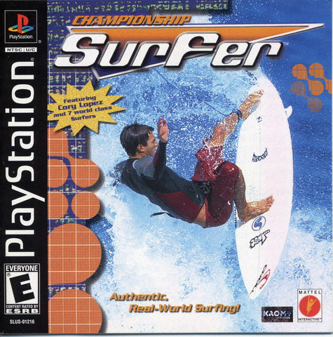 Championship Surfer - PS1 Game