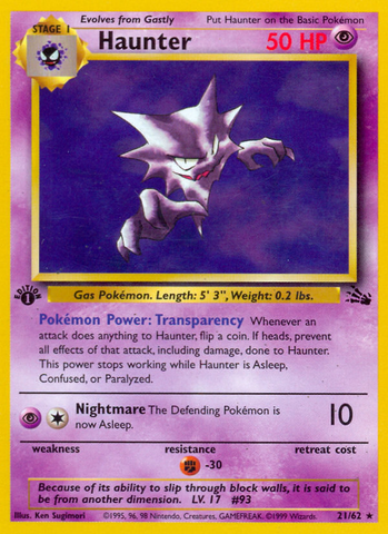 Haunter (21/62) - Fossil