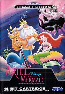 Ariel the Little Mermaid - Sega Genesis Game
