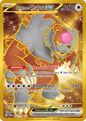 Bloodmoon Ursaluna ex (222/167) - Twilight Masquerade