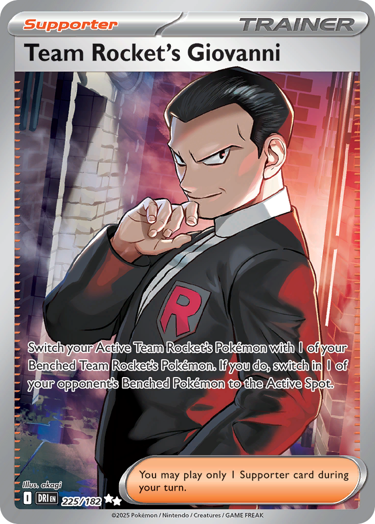 Team Rocket's Giovanni (225/182) - Destined Rivals