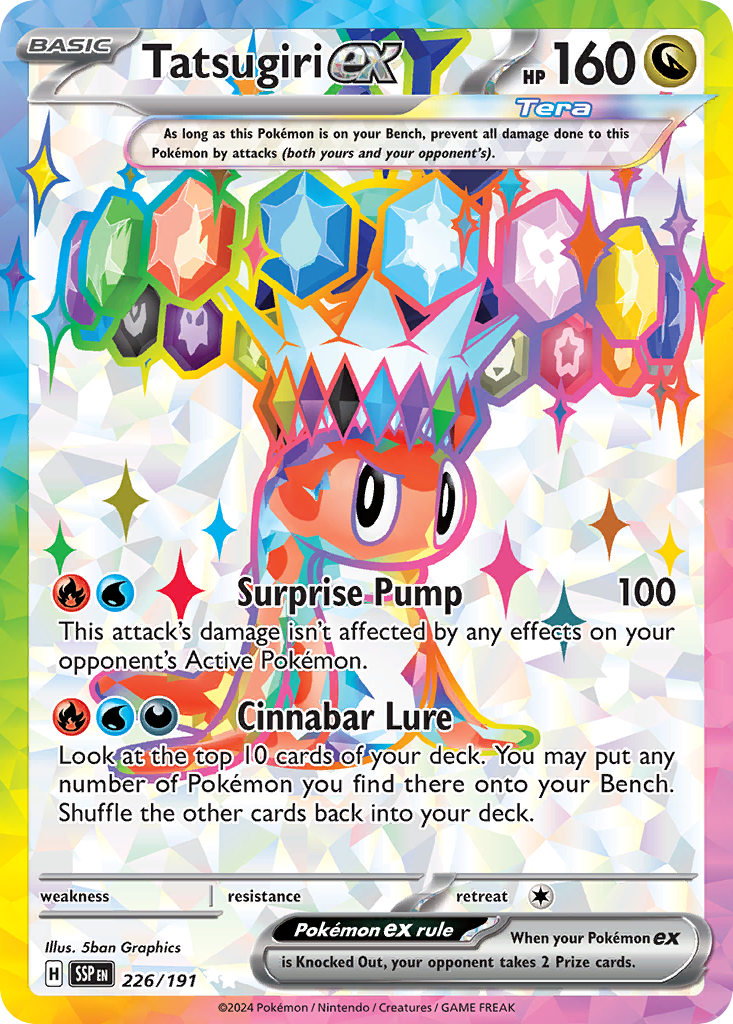 Tatsugiri ex (226/191) - Surging Sparks